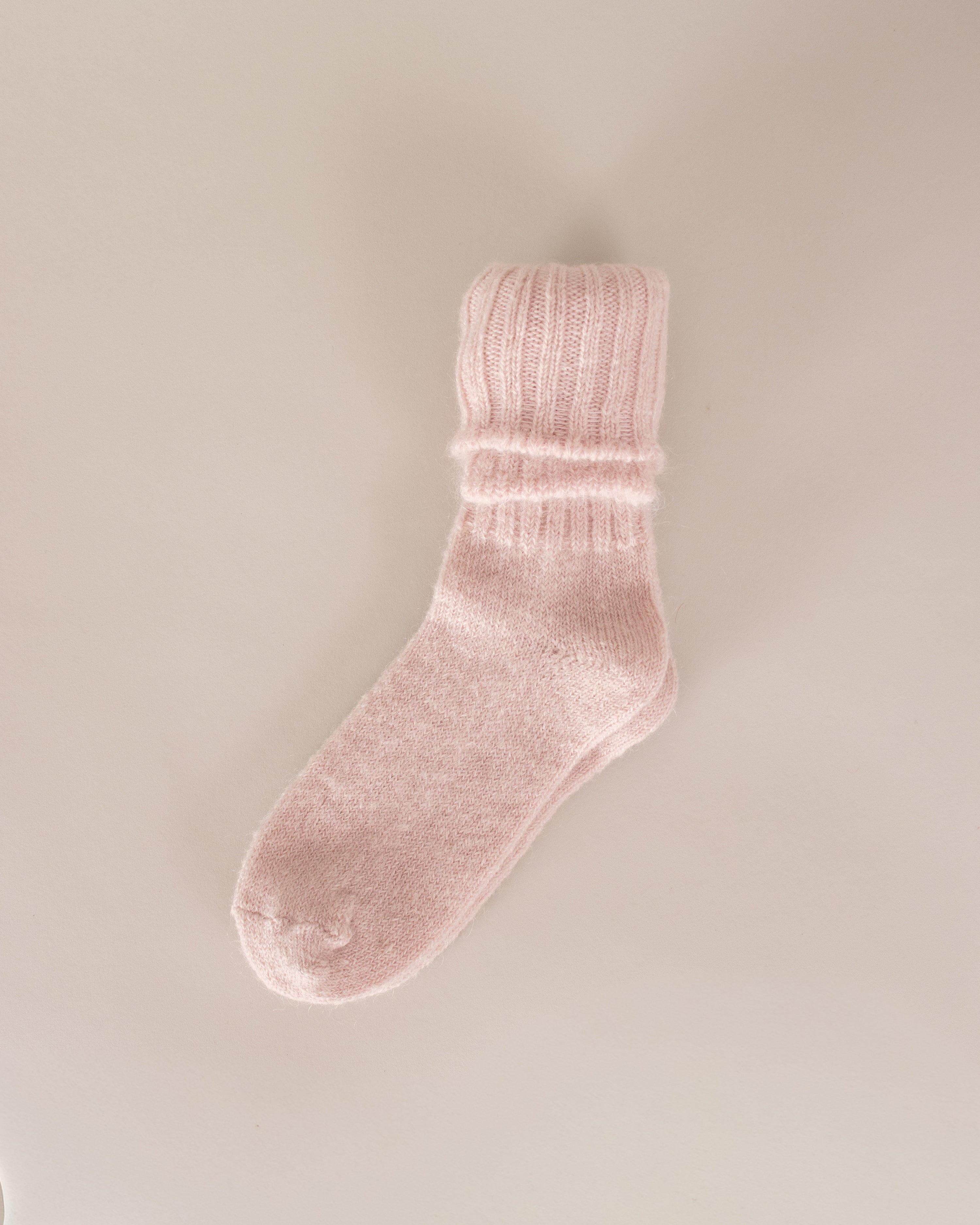 Pink Mohair Socks