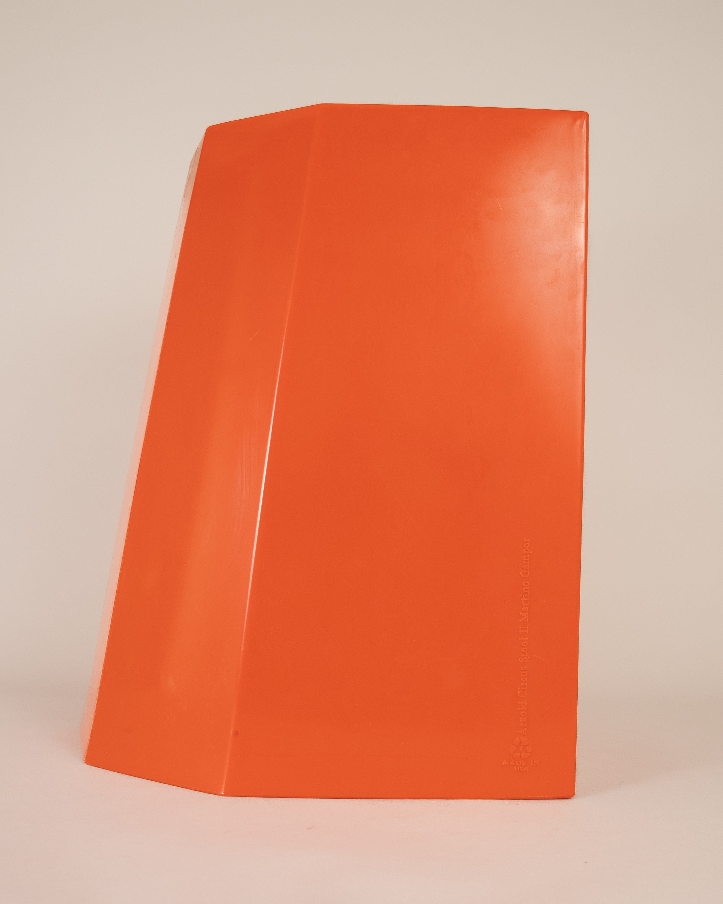 Traffic Orange Arnold Circus Stool - GOOD FRIEND
