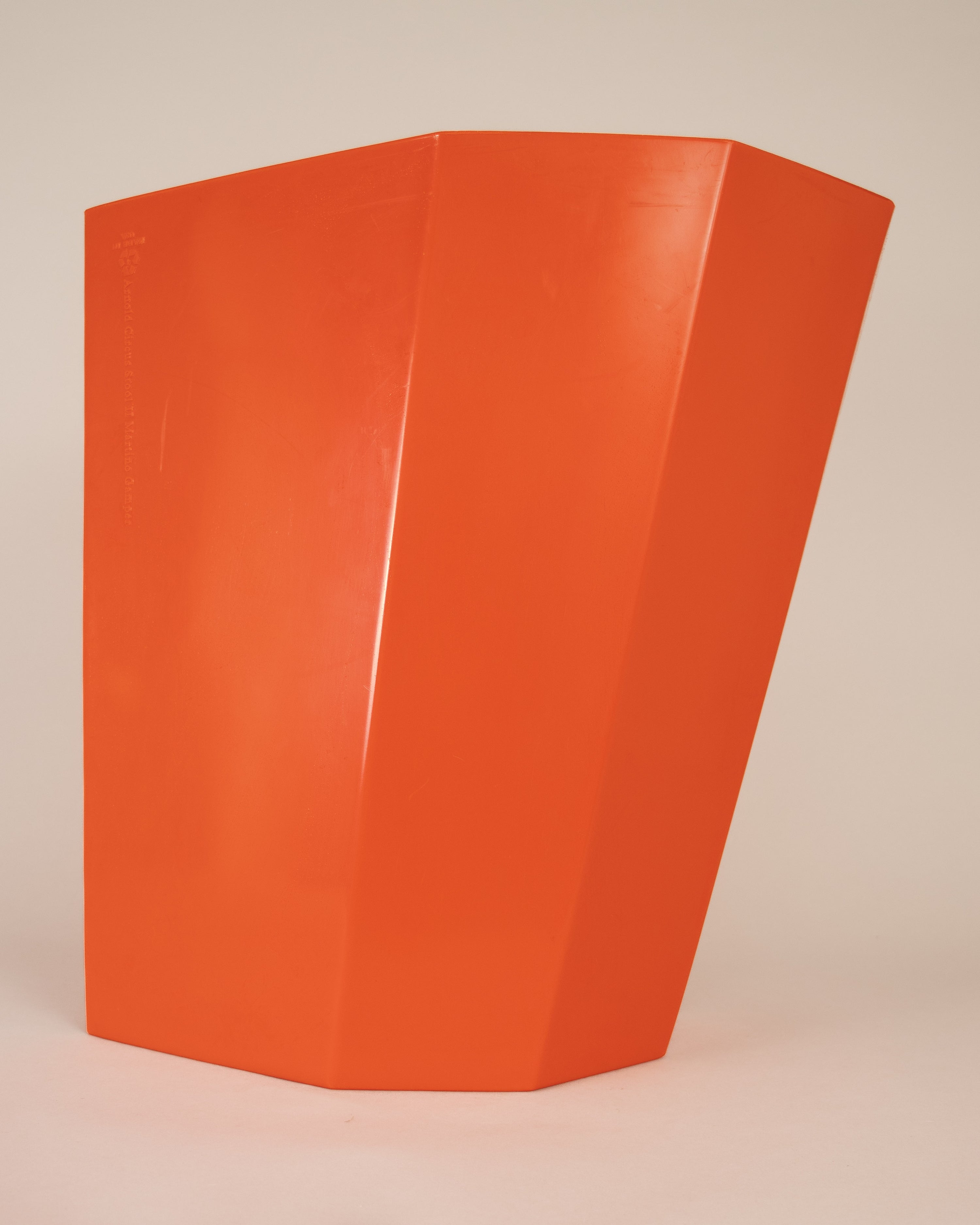 Traffic Orange Arnold Circus Stool - GOOD FRIEND