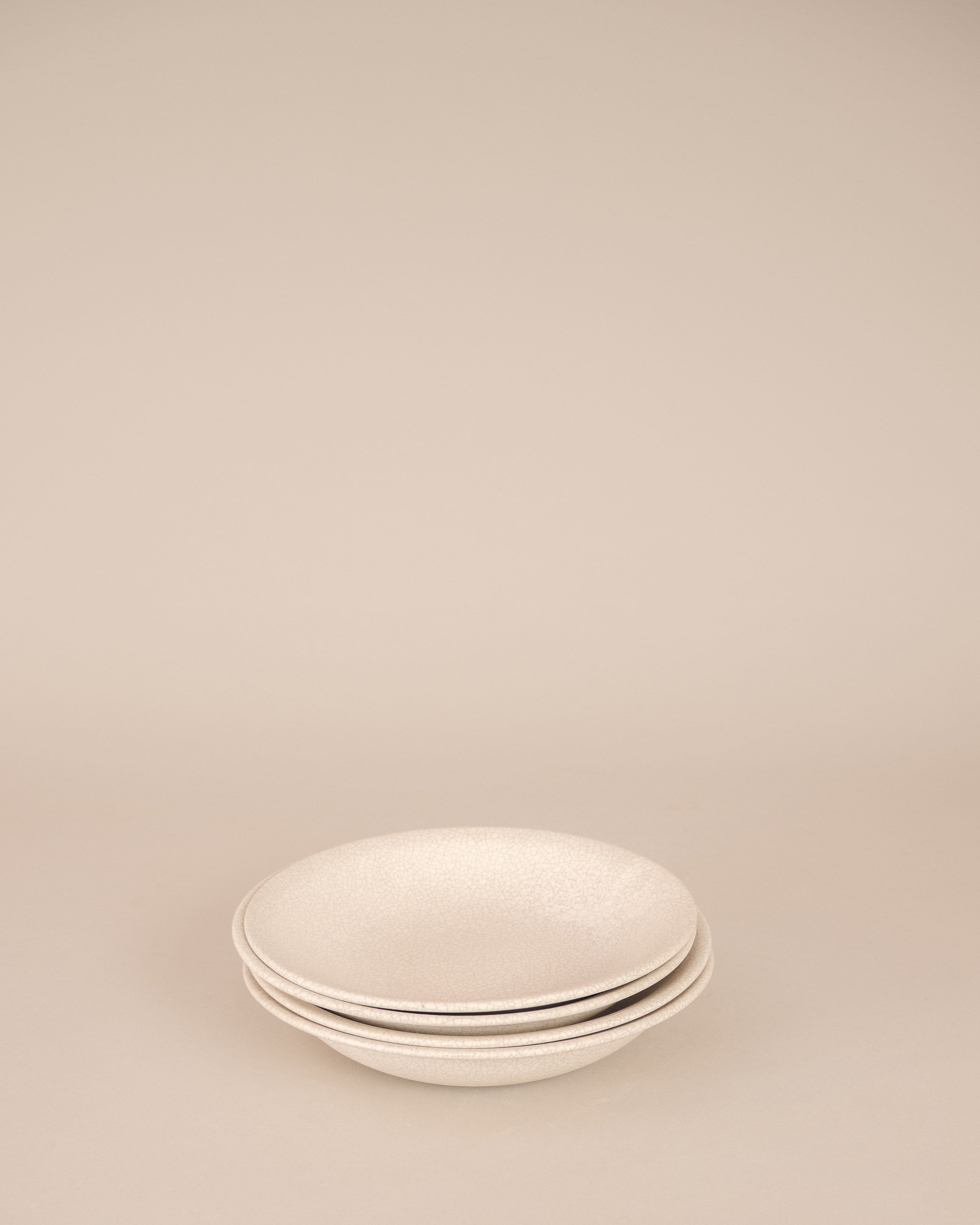 White Crazing Bowls - GOOD FRIEND