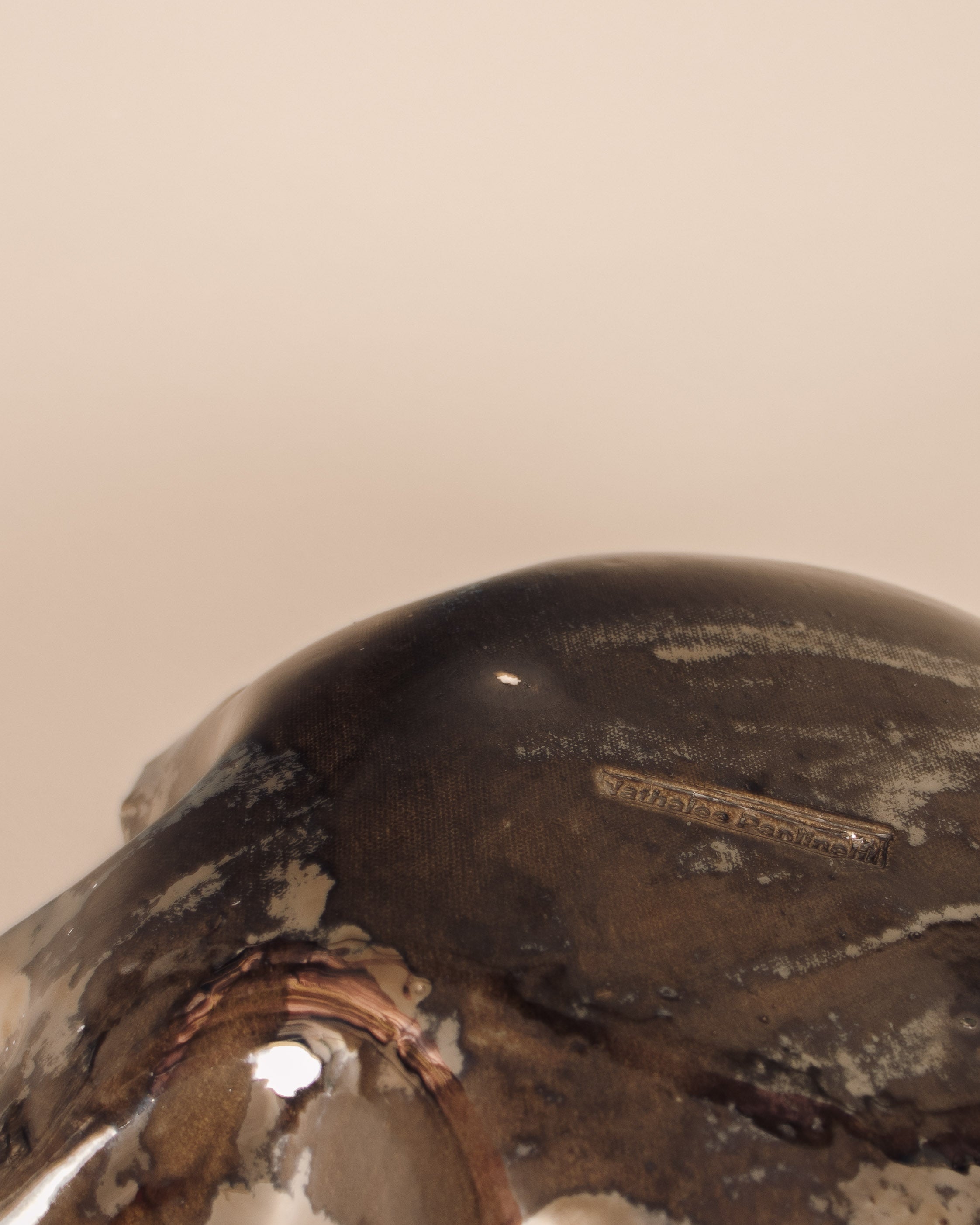 Warped Bowl in Mirror - GOOD FRIEND