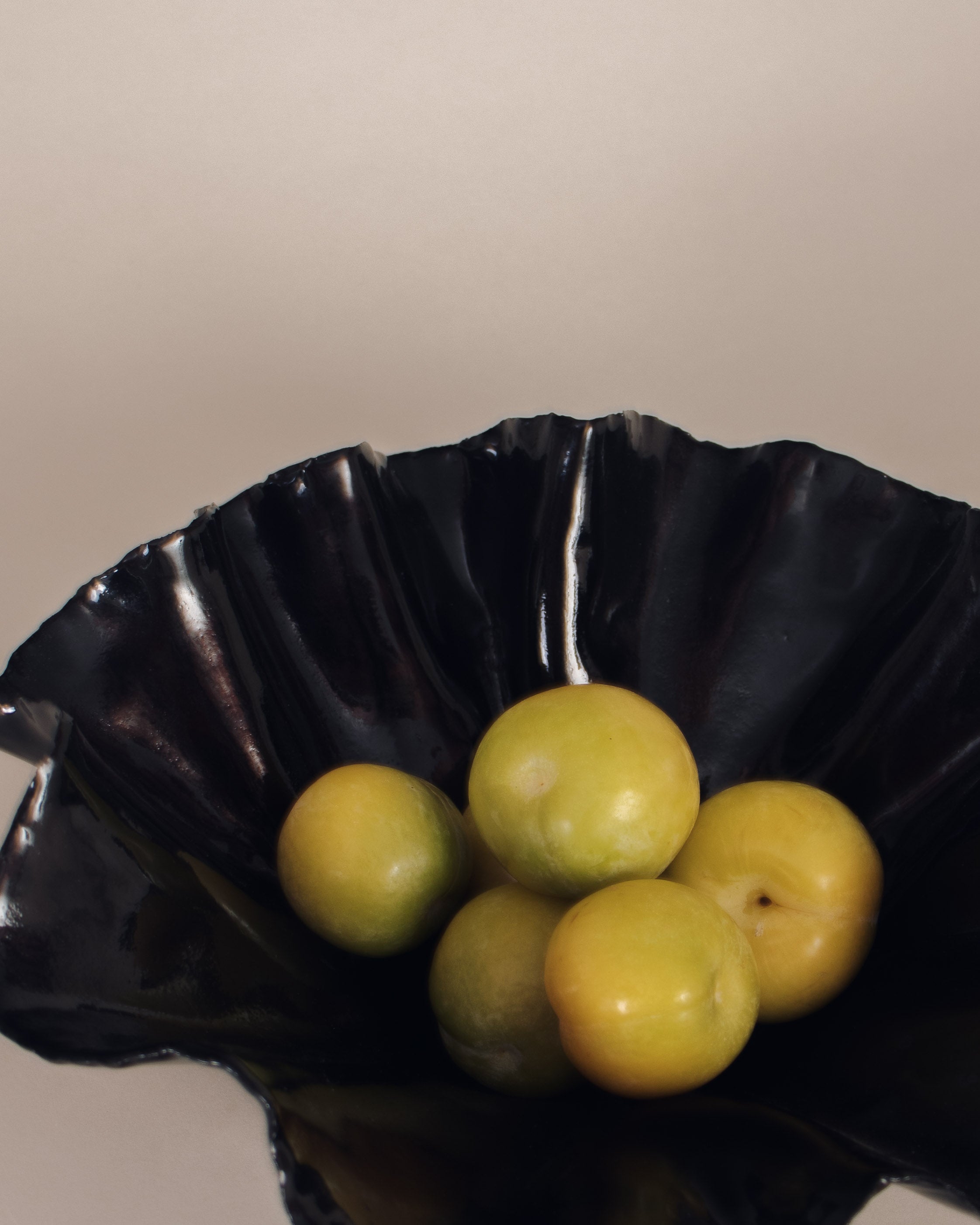 Hand Torn Ruffle Serving Bowl - GOOD FRIEND