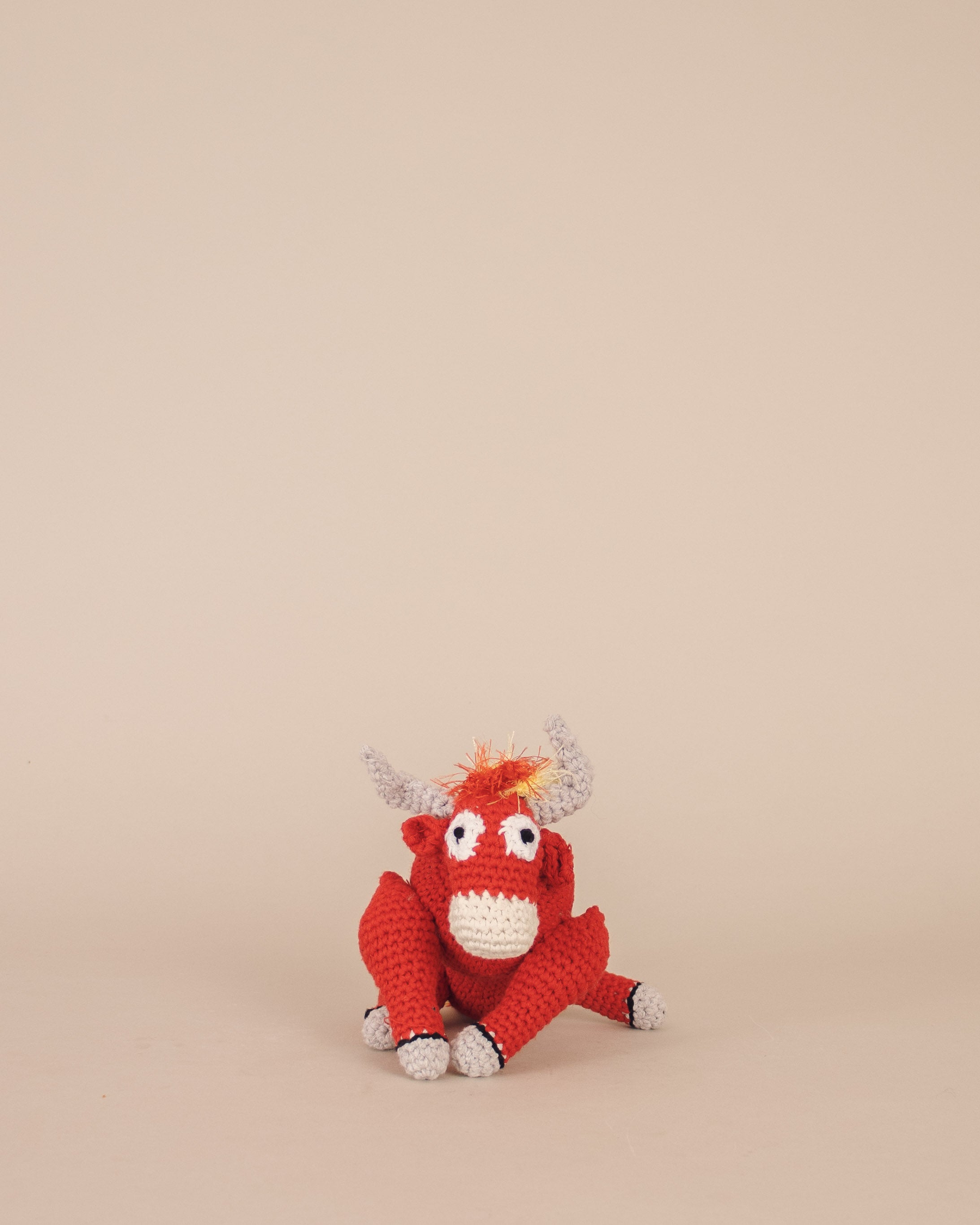 Hand-Crocheted Bull Dog Toy - GOOD FRIEND
